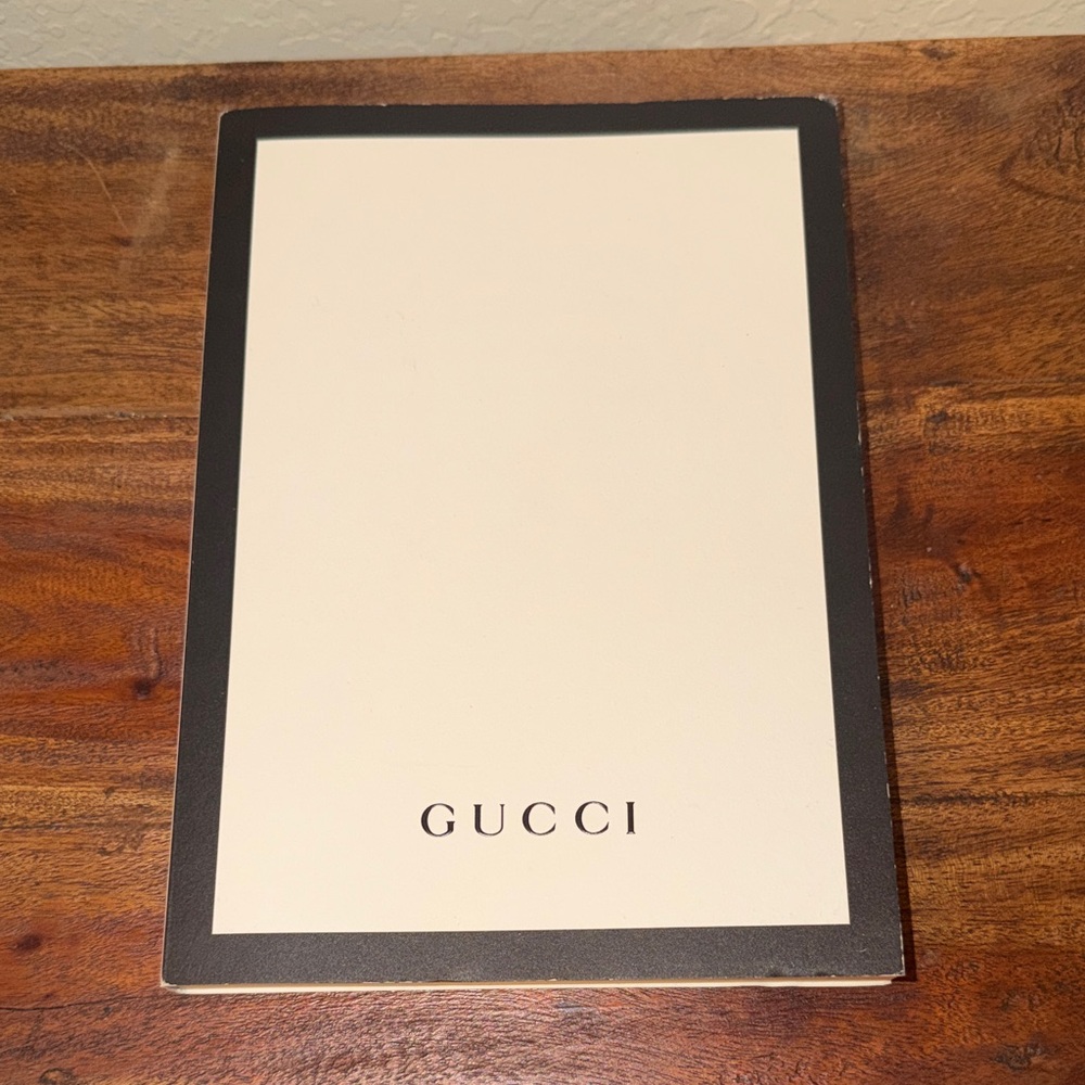 Gucci Black and White Notebook